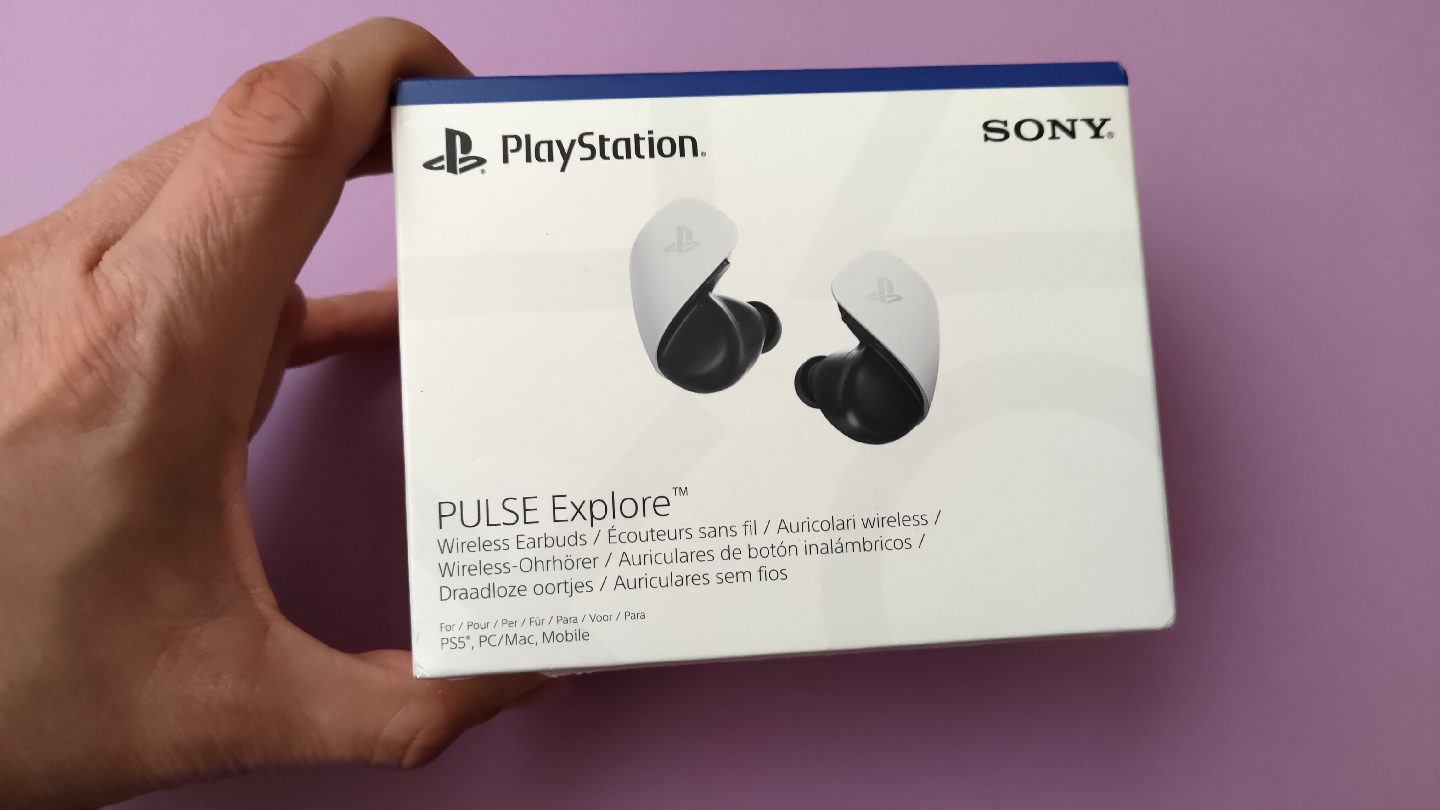 SONY Auriculares de Botón + Estuche de Recarga PULSE EXPLORE Oficial PS5